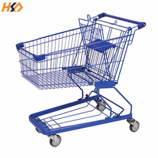 Metal Store Supermarket Shopping Trolley Cart